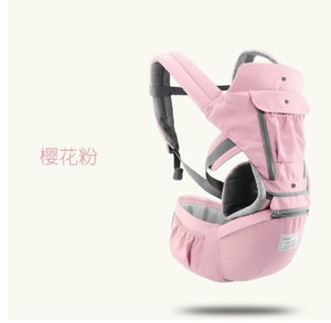 AIEBAO Ergonomic Baby Carrier Infant Kid Baby Hipseat Sling Front Facing Kangaroo Baby Wrap Carrier for Baby Travel 0-36 Months - Baby Homez