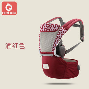 AIEBAO Ergonomic Baby Carrier Infant Kid Baby Hipseat Sling Front Facing Kangaroo Baby Wrap Carrier for Baby Travel 0-36 Months - Baby Homez