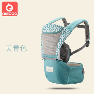 AIEBAO Ergonomic Baby Carrier Infant Kid Baby Hipseat Sling Front Facing Kangaroo Baby Wrap Carrier for Baby Travel 0-36 Months - Baby Homez