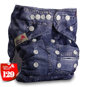 Littles&Bloomz Baby Washable Reusable Real Cloth Pocket Nappy Diaper Cover Wrap suits Birth to Potty One Size Nappy  Inserts - Baby Homez
