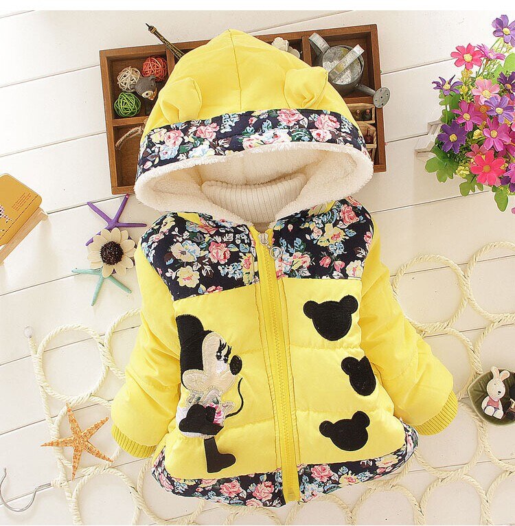 CHCDMP Baby Girls Boys Jacket Winter Warm Thick Cotton Cartoon Panda hooded Kids Coat Children Lovely Outerwear kids Clothing - Baby Homez