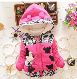 CHCDMP Baby Girls Boys Jacket Winter Warm Thick Cotton Cartoon Panda hooded Kids Coat Children Lovely Outerwear kids Clothing - Baby Homez