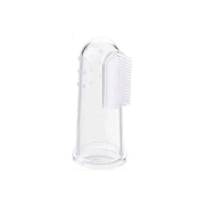 Silicon Toothbrush+Box Baby Finger Toothbrush  Children Teeth Clean Soft Silicone Infant Tooth Brush Rubber Cleaning Baby Brush - Baby Homez