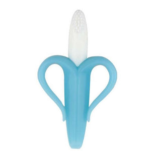 High Quality Baby Teether Toys BPA Banana Teething Ring Silicone Chew Dental Care Toothbrush Nursing Beads Gift For Infant - Baby Homez