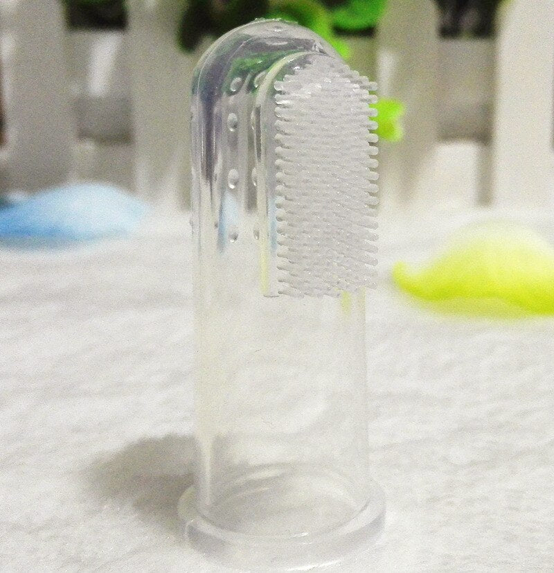 Baby Kids Silicone Finger Toothbrush Children Teeth Clear Gum Brush Infant Deciduous Tooth Brush Massage Children's Tooth Brush - Baby Homez
