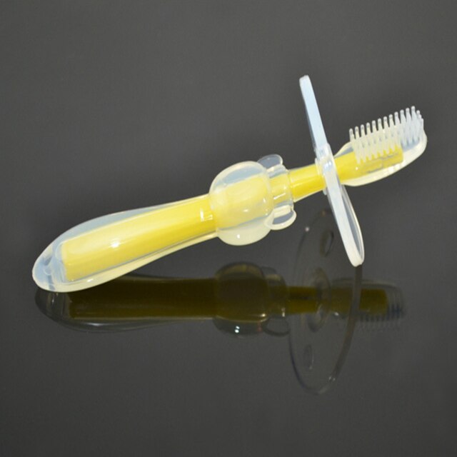 1PC Kids Soft Silicone Training Toothbrush Newborn Baby Children Dental Oral Care Tooth Brush Tool Baby Kids Teething Teether - Baby Homez