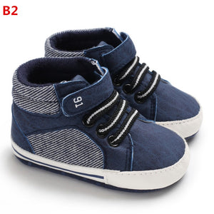 Baby Boy Shoes New Classic Canvas Newborn Baby shoes For Boy Prewalker First Walkers child kids shoes - Baby Homez