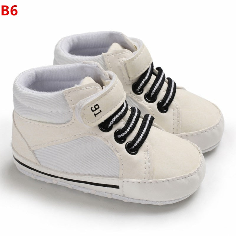 Baby Boy Shoes New Classic Canvas Newborn Baby shoes For Boy Prewalker First Walkers child kids shoes - Baby Homez