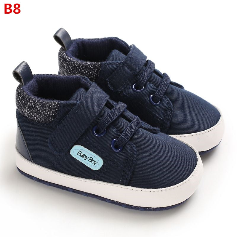 Baby Boy Shoes New Classic Canvas Newborn Baby shoes For Boy Prewalker First Walkers child kids shoes - Baby Homez