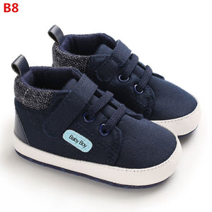 Baby Boy Shoes New Classic Canvas Newborn Baby shoes For Boy Prewalker First Walkers child kids shoes - Baby Homez