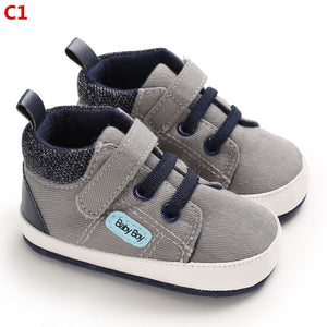 Baby Boy Shoes New Classic Canvas Newborn Baby shoes For Boy Prewalker First Walkers child kids shoes - Baby Homez