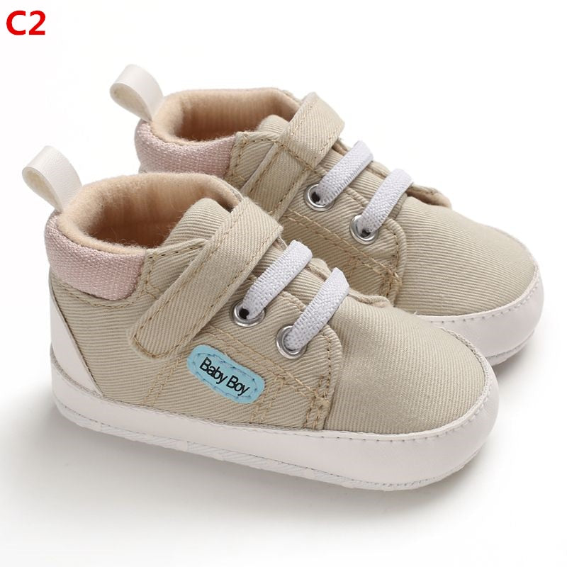 Baby Boy Shoes New Classic Canvas Newborn Baby shoes For Boy Prewalker First Walkers child kids shoes - Baby Homez