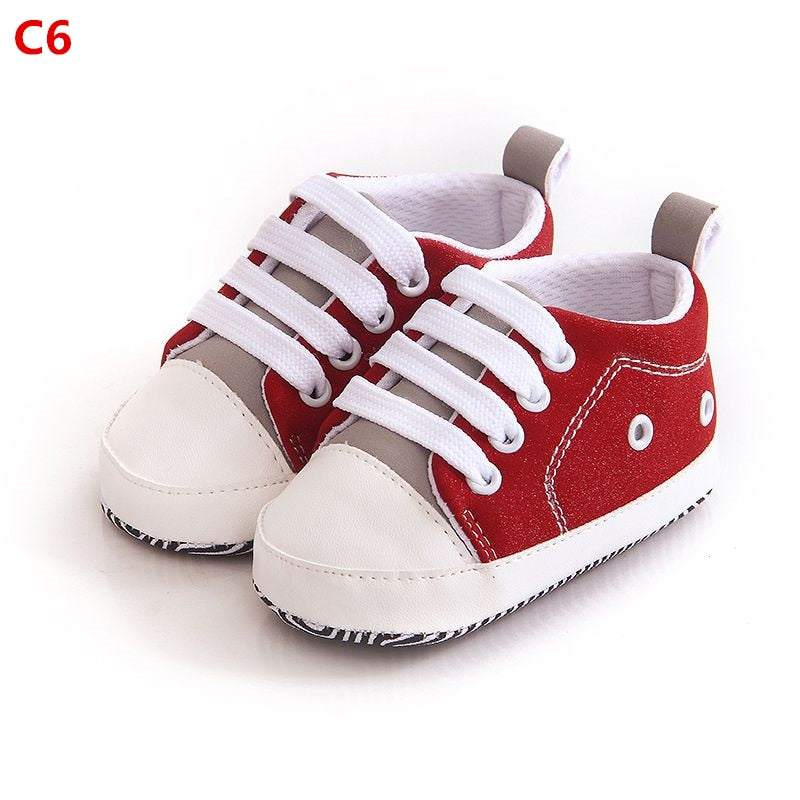 Baby Boy Shoes New Classic Canvas Newborn Baby shoes For Boy Prewalker First Walkers child kids shoes - Baby Homez