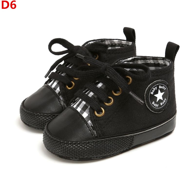 Baby Boy Shoes New Classic Canvas Newborn Baby shoes For Boy Prewalker First Walkers child kids shoes - Baby Homez