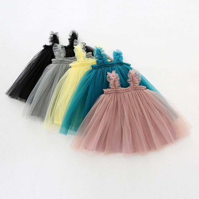 Sleeveless Baby Dresses Summer Girls Clothes Princess Dress 1st Birthday Party Dress For Girl Cute Infant toddler Girls Clothing - Baby Homez