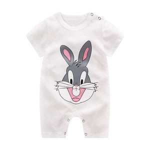 2020 Cheap cotton Baby romper Short Sleeve baby clothing One Piece Summer Unisex Baby Clothes girl and boy jumpsuits Giraffe - Baby Homez