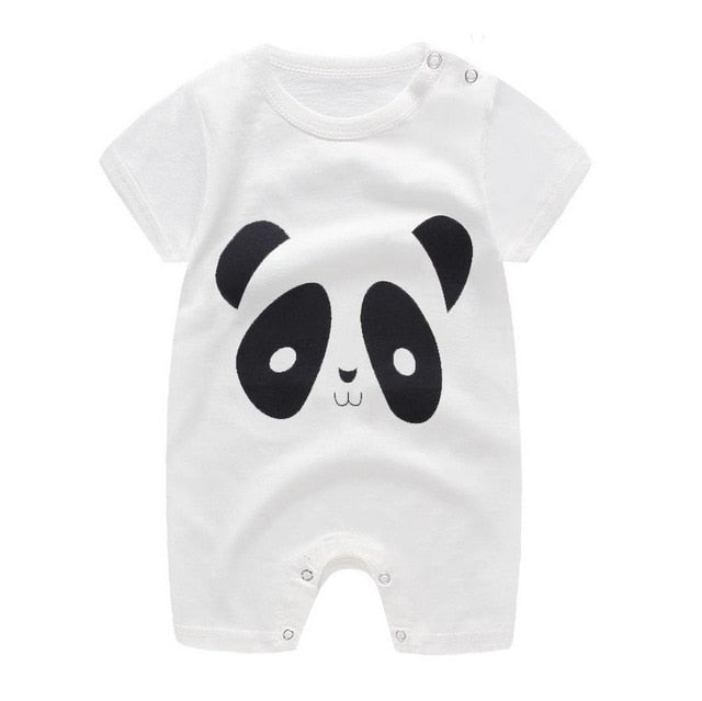 2020 Cheap cotton Baby romper Short Sleeve baby clothing One Piece Summer Unisex Baby Clothes girl and boy jumpsuits Giraffe - Baby Homez