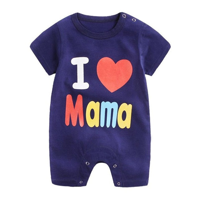 2020 Cheap cotton Baby romper Short Sleeve baby clothing One Piece Summer Unisex Baby Clothes girl and boy jumpsuits Giraffe - Baby Homez