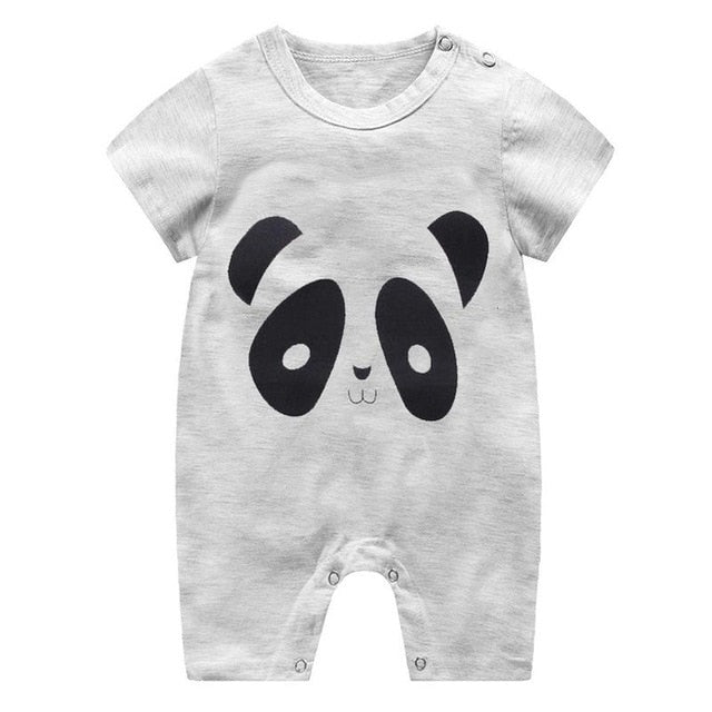 2020 Cheap cotton Baby romper Short Sleeve baby clothing One Piece Summer Unisex Baby Clothes girl and boy jumpsuits Giraffe - Baby Homez