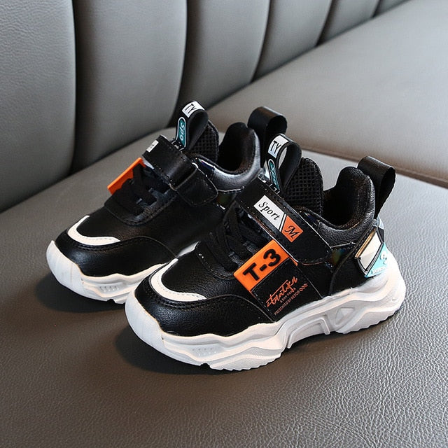 Artificial leather comfortable fashion baby sneakers shoes autumn winter boys and girls sports toddler sneakers shoes for baby - Baby Homez
