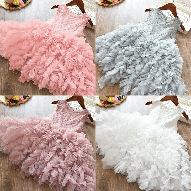 Princess Girls Dress Baby Girls Clothes Children Clothing Summer Party tutu Kids Dresses for Girls Toddler Girls Casual Dress - Baby Homez