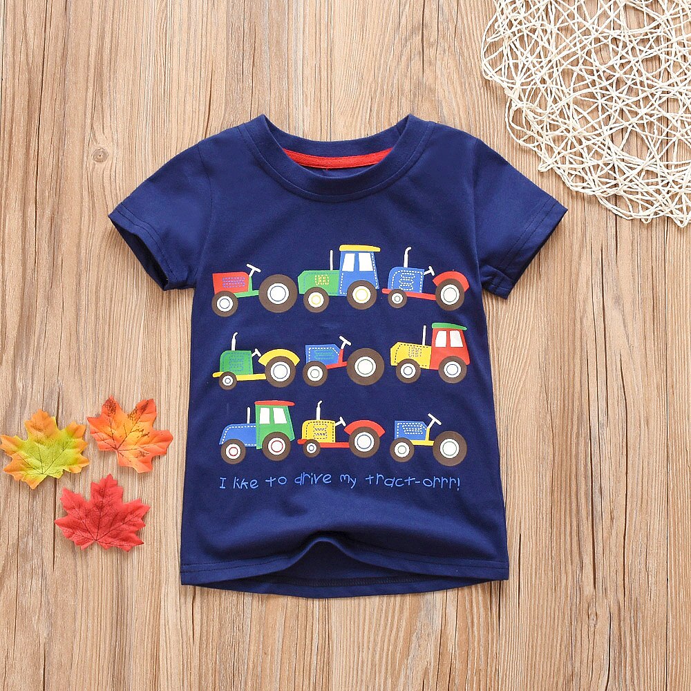 Cotton Baby Toddler Tops Kids Summer Short Sleeve T Shirt Girls Children's Clothing Princess Print Animal Cat Butterfly T-Shirt - Baby Homez