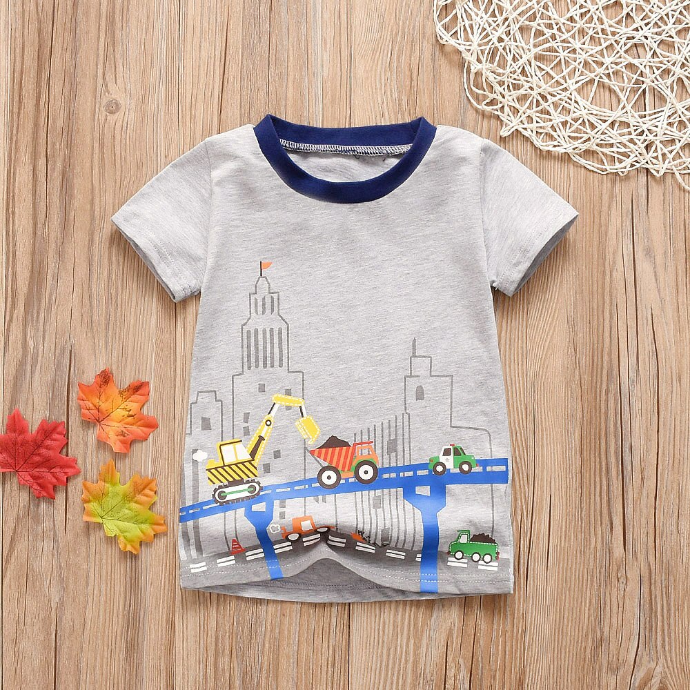 Cotton Baby Toddler Tops Kids Summer Short Sleeve T Shirt Girls Children's Clothing Princess Print Animal Cat Butterfly T-Shirt - Baby Homez
