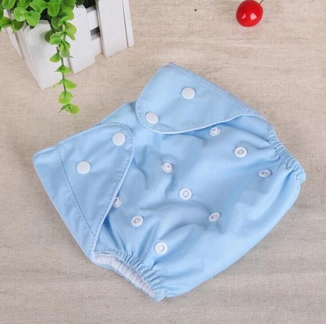 Baby Diapers Washable Reusable Nappies Grid/Cotton Training Pant Cloth Diaper Baby Fraldas Winter Summer Version Diapers #54 - Baby Homez