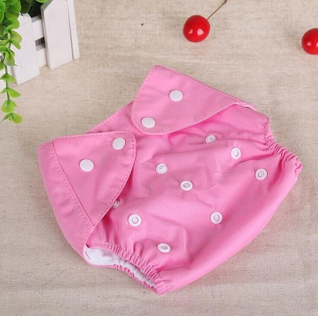 Baby Diapers Washable Reusable Nappies Grid/Cotton Training Pant Cloth Diaper Baby Fraldas Winter Summer Version Diapers #54 - Baby Homez