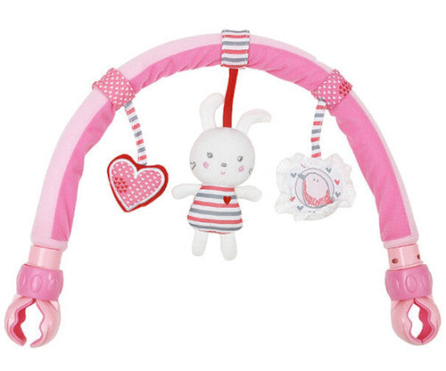 SOZZY Baby Hanging Toys Stroller Bed Crib For Tots Cots rattles seat plush Stroller Mobile Gifts animals Zebra Rattles 40% off - Baby Homez