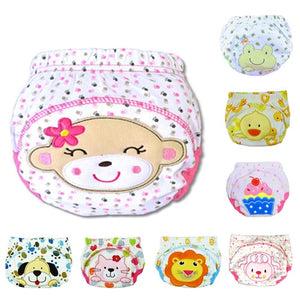Baby Training Pants Baby Diaper Reusable Nappy Washable Diapers Cotton Learning Pants Kids Wear QD05 - Baby Homez