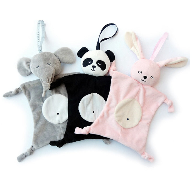 Newborn Blankie soothing towel Of Baby Toys Animal shape Infant Baby Gift Soft Soothe Towel Educational Plush Toys - Baby Homez