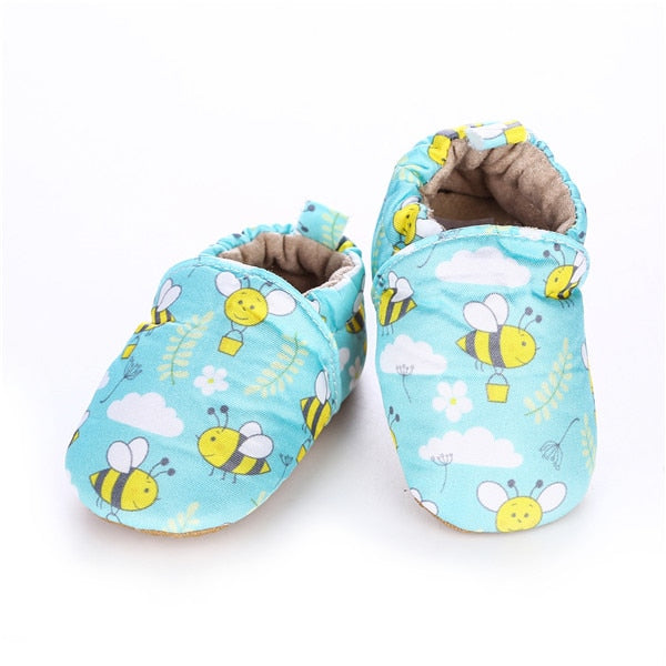 [simfamily]Kid Girls Boy First Walkers Soft Infant Toddler Shoes Cute Flower Soles Crib Shoes Footwear for Newborns baby shoes - Baby Homez