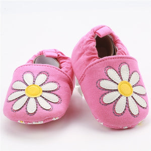 [simfamily]Kid Girls Boy First Walkers Soft Infant Toddler Shoes Cute Flower Soles Crib Shoes Footwear for Newborns baby shoes - Baby Homez
