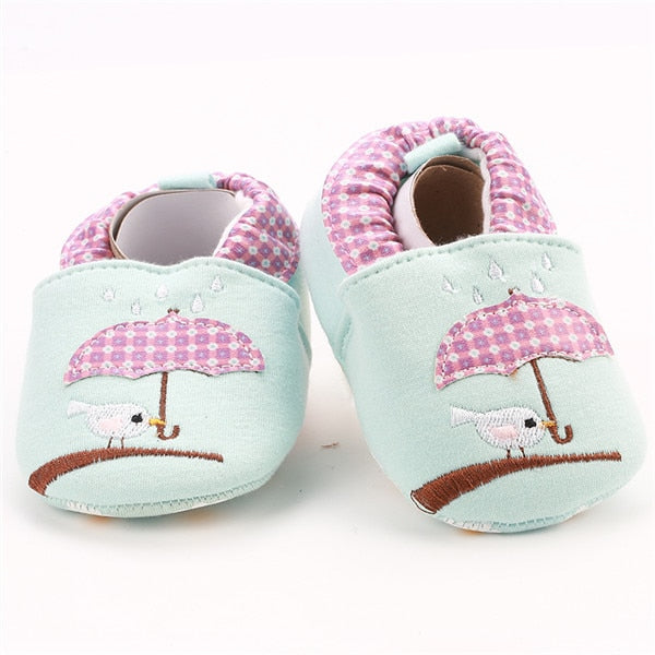 [simfamily]Kid Girls Boy First Walkers Soft Infant Toddler Shoes Cute Flower Soles Crib Shoes Footwear for Newborns baby shoes - Baby Homez