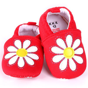[simfamily]Kid Girls Boy First Walkers Soft Infant Toddler Shoes Cute Flower Soles Crib Shoes Footwear for Newborns baby shoes - Baby Homez