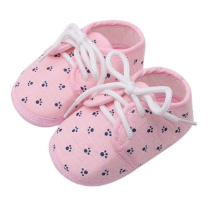 Cotton Baby Girls Shoes Infant First Walkers Toddler Girls Kid Bowknot Soft Anti-Slip Crib Shoes 0-18 Months - Baby Homez