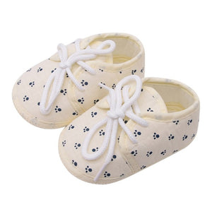 Cotton Baby Girls Shoes Infant First Walkers Toddler Girls Kid Bowknot Soft Anti-Slip Crib Shoes 0-18 Months - Baby Homez