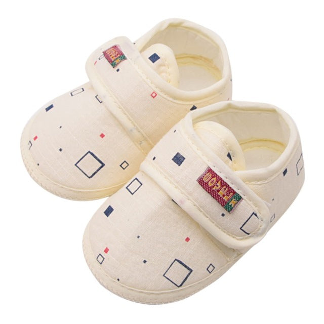 Cotton Baby Girls Shoes Infant First Walkers Toddler Girls Kid Bowknot Soft Anti-Slip Crib Shoes 0-18 Months - Baby Homez