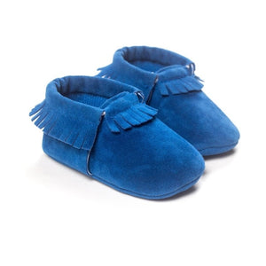 2019 PU Suede Leather Newborn Baby Moccasins Shoes Soft Soled Non-slip Crib First Walker - Baby Homez