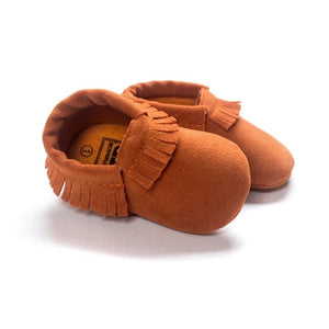 2019 PU Suede Leather Newborn Baby Moccasins Shoes Soft Soled Non-slip Crib First Walker - Baby Homez