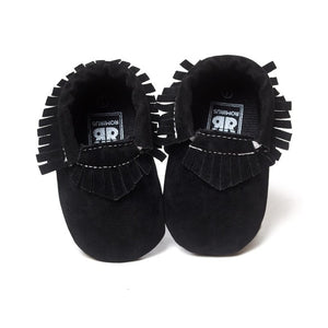 2019 PU Suede Leather Newborn Baby Moccasins Shoes Soft Soled Non-slip Crib First Walker - Baby Homez