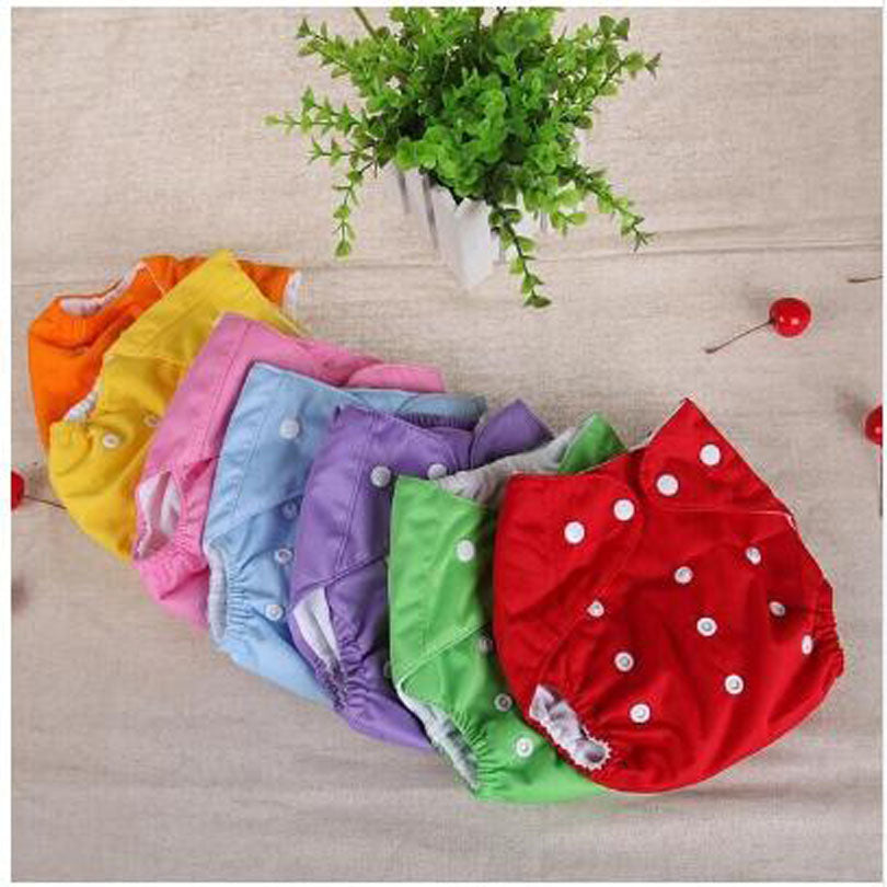Baby Diapers Washable Reusable Nappies Grid/Cotton Training Pant Cloth Diaper Baby Fraldas Winter Summer Version Diapers #54 - Baby Homez