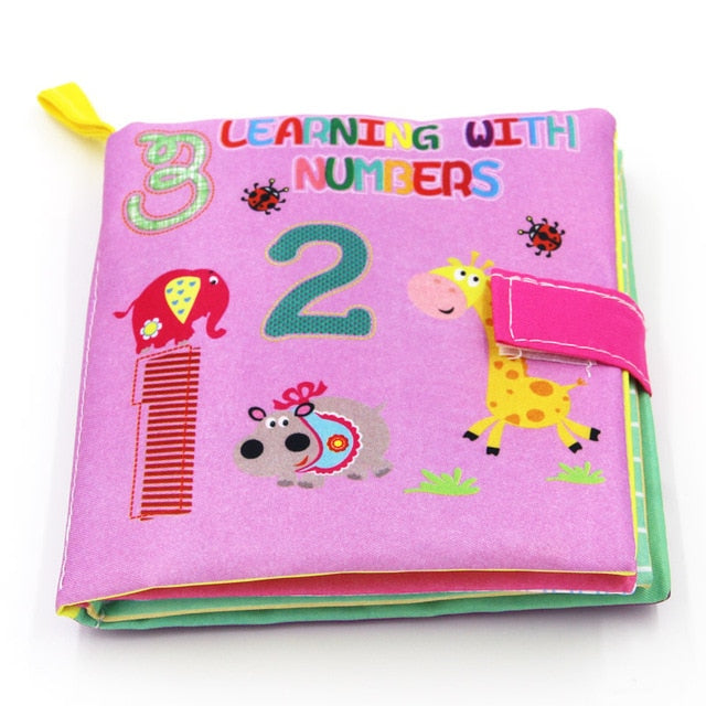 0-36 Months Baby Toys Soft Cloth Books  Infant Educational Stroller Rattle Toy Newborn Crib Bed Baby Toys - Baby Homez
