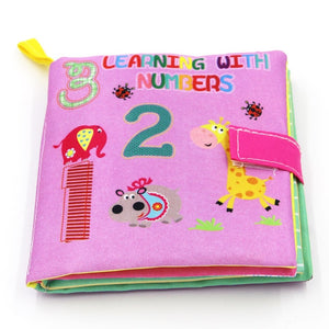0-36 Months Baby Toys Soft Cloth Books  Infant Educational Stroller Rattle Toy Newborn Crib Bed Baby Toys - Baby Homez