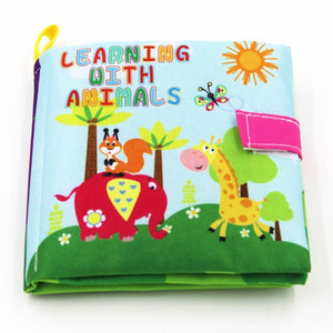 0-36 Months Baby Toys Soft Cloth Books  Infant Educational Stroller Rattle Toy Newborn Crib Bed Baby Toys - Baby Homez