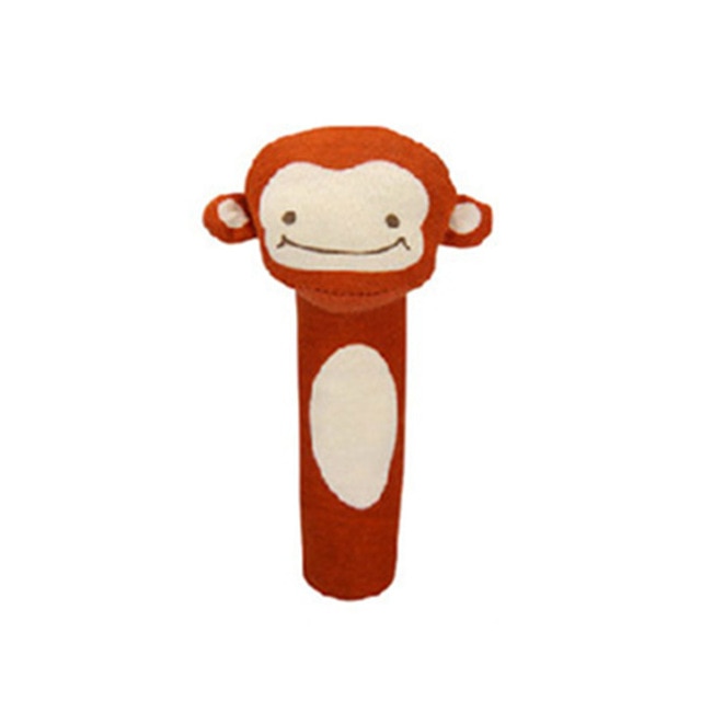 Baby Kids Rattle Toys Cartoon Animal Plush Hand Bell Baby Stroller Crib Hanging Rattles Infant Baby Toys Gifts 35% off - Baby Homez