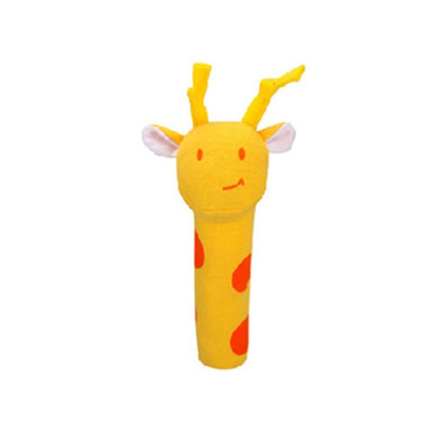 Baby Kids Rattle Toys Cartoon Animal Plush Hand Bell Baby Stroller Crib Hanging Rattles Infant Baby Toys Gifts 35% off - Baby Homez