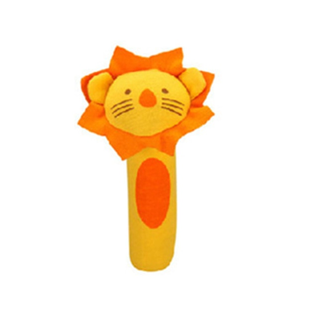 Baby Kids Rattle Toys Cartoon Animal Plush Hand Bell Baby Stroller Crib Hanging Rattles Infant Baby Toys Gifts 35% off - Baby Homez