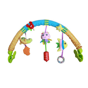 SOZZY Baby Hanging Toys Stroller Bed Crib For Tots Cots rattles seat plush Stroller Mobile Gifts animals Zebra Rattles 40% off - Baby Homez